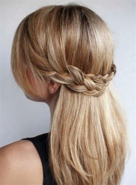 simple hairstyles for medium hair|More.